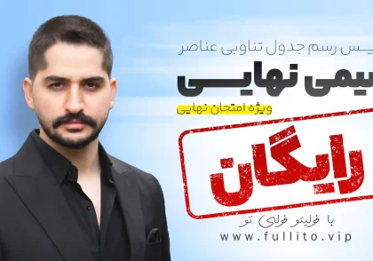 تدریس مبحث رسم جدول تناوبی عناصر در شیمی